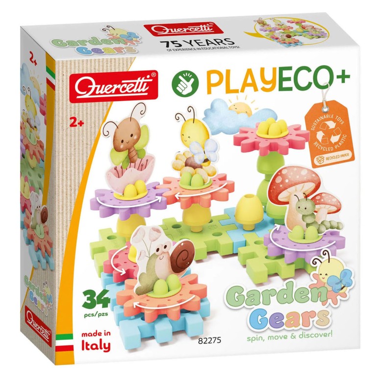 Bloementuin met tandwielen (2 jaar)